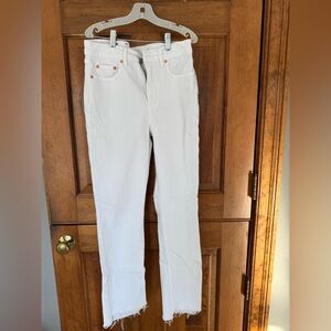 GAP Vintage Skinny High Rise - white - size 27 / 4